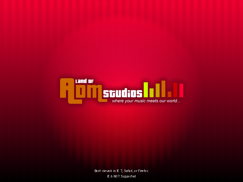Welcome to the Land of ADM Boutique Recording Studios.  We offer full engineering and production services from our Pro Tools HD certified engineers.  Special rates available!